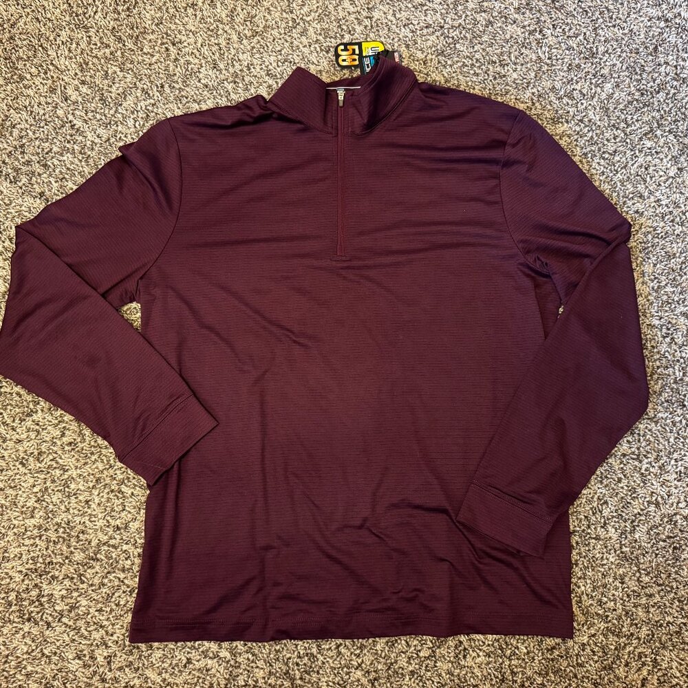 Roundtree & York Performance Long-sleeve Golf Polo